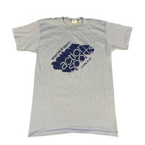 vintage 80s T-Shirt Single Stitch retro mens medium action sports Sneakers